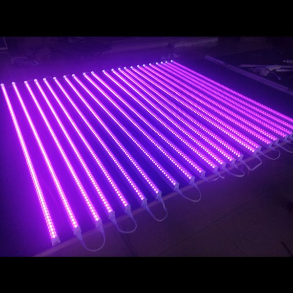 Tubos de LED T8 Integrado LED UV 365-375nm 5ft 22W AC100-240V LUZES FCC PF0.9 BLUBS 1500mm 5 pés de 5 pés Lâmpadas de desinfecção ultravioleta Luzinagem de germe
