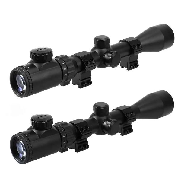 Escopos 2pcs 25,4 mm 30mm de 30 mm de riflescópio de montagem em lanterna de lanterna de lanterna alta/baixa perfil para 11 mm de caça ao correio de caça