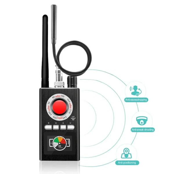 Detector multifuncional K18 K88 Antispy Detector GPS Signal Lente Rastreador Detect GSM Finder RF Tracker Wireless Camera Lens Device Finder