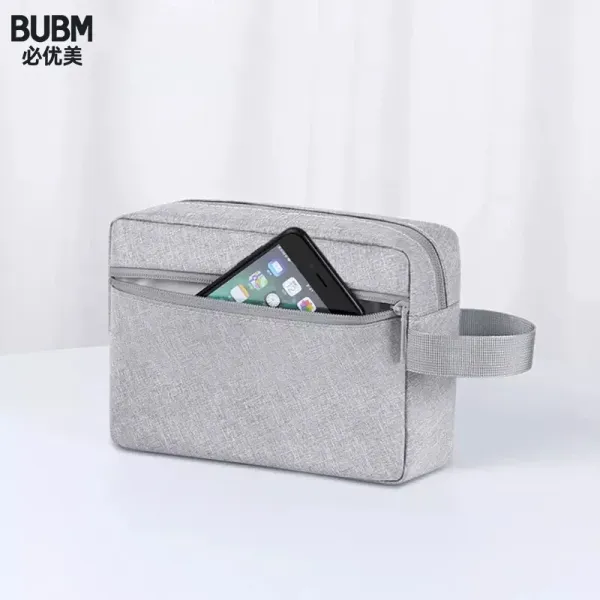 Casos bubm digital portátil zíper acessórios de carregador Cabo USB bolsa de armazenamento de armazenamento de disco rígido de armazenamento de saco de fone de ouvido