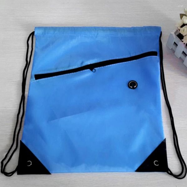 Drawstring erkek kadın çantalar yüzme plajı sırt çantası spor ayakkabı damla