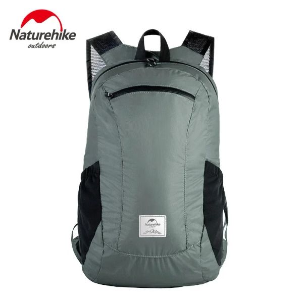 Bolsas NatureHike Silicone Backpack dobrável Mochila Ultralight Homens à prova d'água Bacha de montanhismo ao ar livre NH17A012B