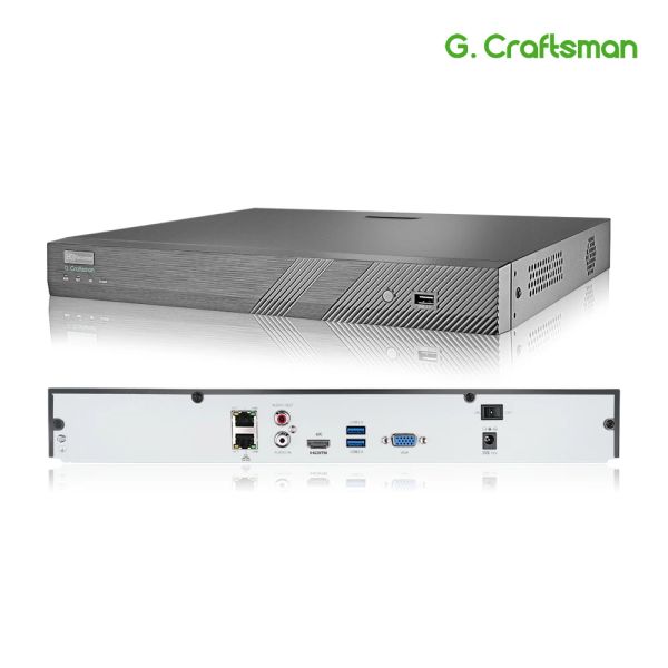 Lente 32CH 4K NVR Registro H.265 Onvif Network Video Video Recorder 2 HDD 24/7 Gravando câmera IP Onvif P2P para Visualizador de Guarda do Sistema Mac