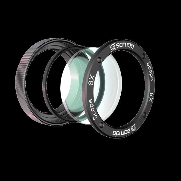 Kapsamlar Okçuluk Sanlida X10 Bileşik Yay Görüşü Lens 4x 6x 8x Amaç Kapsamı Büyüteç Doğruluk için Lens Değiştirin Hedef Av Accessorie