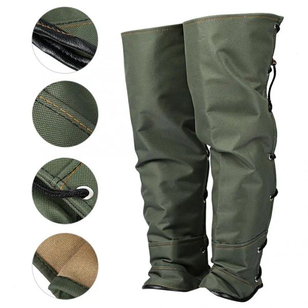 Pads Beinschutz Doppelsegelcloth Antibite Guard Kneepads Gamper Beinabdeckung für Outdoor -Aktivitäten Wandercampingjagd