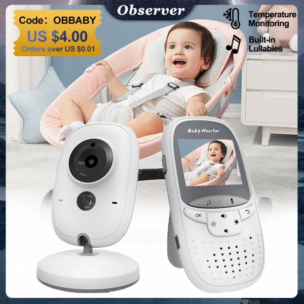 Monitor Monitor portatile Baby Monitor 2.4G Temmeation Temmeation Scarbies Intercom Mode VOX Video Camera da bambino Walkie Talkie BabySitte VB602