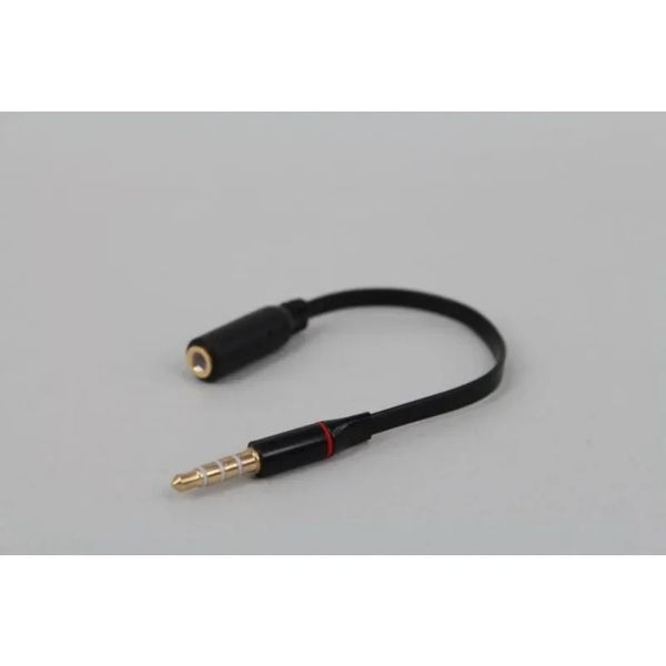 Audiokabel Level 4 3,5 mm männlich an weibliche Audio-Kopfhörer OMTP- und CTIA-Konvertierungskabel 3.5 Schnittstellen-Schnittstelle Gold-plattiert