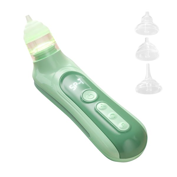 Aspiradores# Electric Baby nasal aspirador automático otário de nariz para bebês 5 níveis de sucção Baixo ruído com música calmante