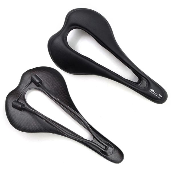 Огни полные углероды волокна седло Ультралегка Италия SLR Tekno Flow High Performance Open Saddle Superflow MTB Road Race Bicycle Saddle