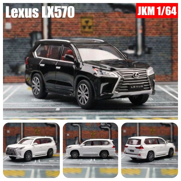 Auto 1:64 Lexus LX570 Miniaturmodell JKM 1/64 Premium SUV Spielzeugauto Fahrzeug Fahrzeug Freiräume