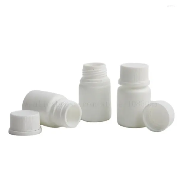 Bottiglie di stoccaggio da 20 ml di flacone per fiala con tappo a vite PE Farmaceutico Contenitore vuoto HDPE Food Grade100PCS/LOTTO