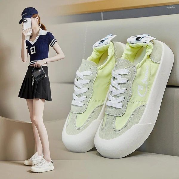 Sapatos casuais esportes primavera e outono respirável Little White for Women's Board Shoe de Gump Gump versátil de Forrest Gump
