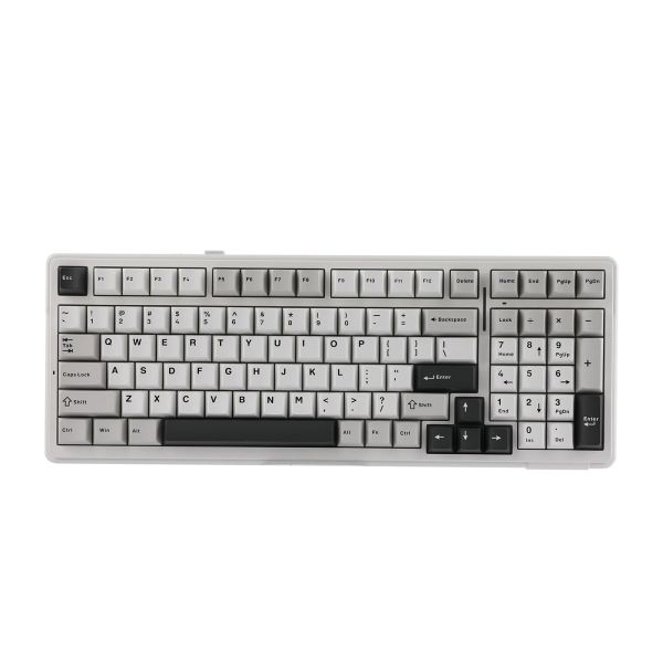 Teclados Epomaker X AULA F99 99KEY Hotswappable Teclado mecânico Bluetooth 5.0/2.4g sem fio/com fio Gasketmount para Mac/Win