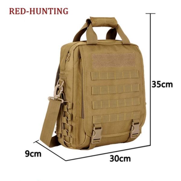 Çantalar Taktik Açık Spor askeri sırt çantası Kamp Yürüyüş Seyahat Sırt Çantası 14 inç dizüstü bilgisayar çantası tek omuz