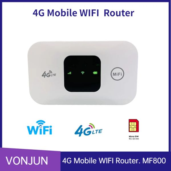 Router mf800 mifi 4g universal tascabile wifi router hotspot mobile modem sbloccato wireless con slot della scheda SIM