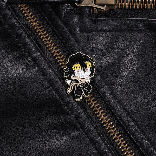 Kahramanım Akademisi Emaye Pin Karikatür Bnha Mha Comic Works Brooch Lapel Rozet Süsleme Mücevher Aksesuar Hediyeleri Hayranlar için