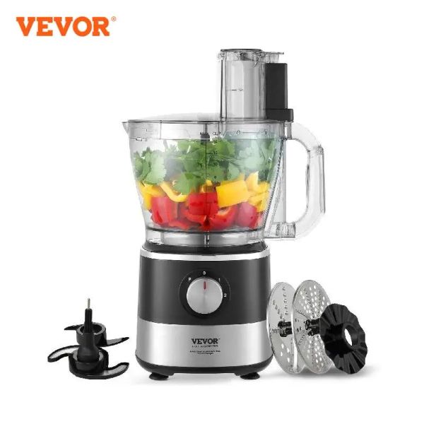 Blenders Vevor Food Rorothor 14cup CHIR CHOUR PER TRUPPARE MESSARE IMPIANTE PUGNO 600 WATTS AILSAGGIO IN ACCIAIO IN ACCIAIO