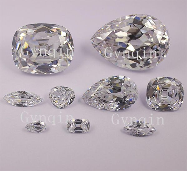 Di DHL White Cz Cullinan Diamond Collection 9pcs per set zirconia cubica sciolta pietre gemme7518996