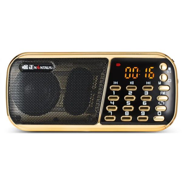 Rádio B853 portátil pequeno áudio velho homem portátil fm Radio mp3 player suporta dual tf cartão u e um mini -áudio externo rádio