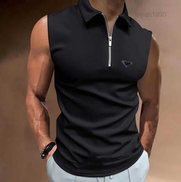 Designer Neue Zip Open Kragen Pferdhemd Herren hochwertiges Freizeitmodem-Herren T-Shirt