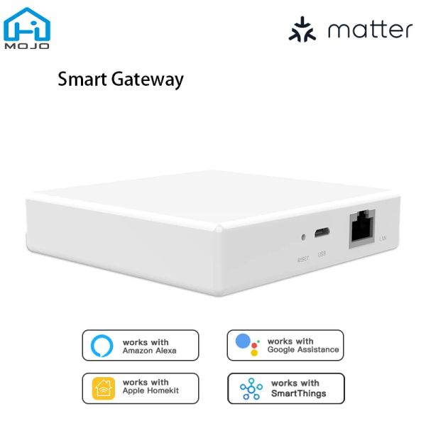 Steuerung Mimojo Matter Thread Hub Tuya Zigbee Gateway Smart Home Bridge Support Google Home App Smart Life App Control Matter Devices