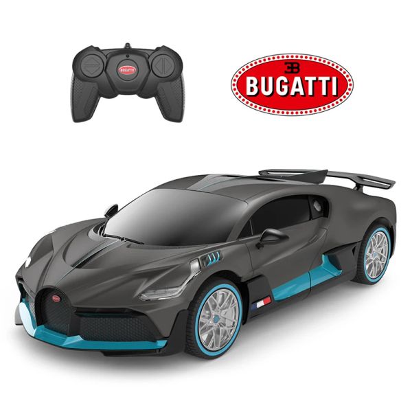 Auto Bugatti Divo RC Auto 1:24 Fernbedienungssteuerauto Elektrische Sportsport -Rennsportspielzeugmodellfahrzeug für Kinder Jungen Erwachsene