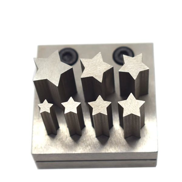 Equipaggiamento Cutter di disco di gioielli 7 set di punzonatura stampo metallo stampo che taglia gli strumenti di gioielleria da punzonatura
