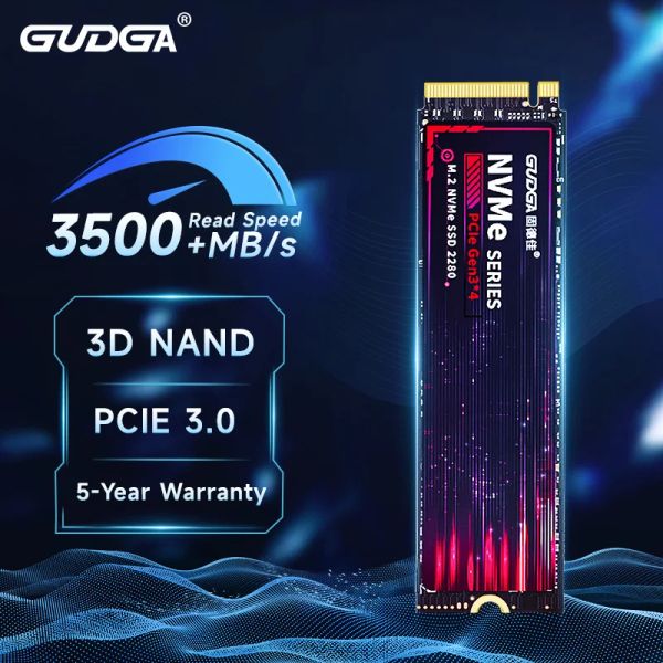 GUDGA SSD GUDGA NVME M2 Disco rigido interno 2TB 1TB 512GB 256GB 128G PCIe 3.0 X4 per laptop Tablet 2280mm SSD NVME M2 SSD interno