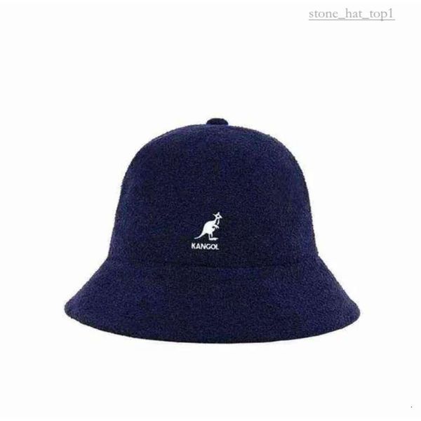 Ball Caps 2024 Kangaroo Kangol Fisherman Hat Sun Hat Suncscreen Вышивка.