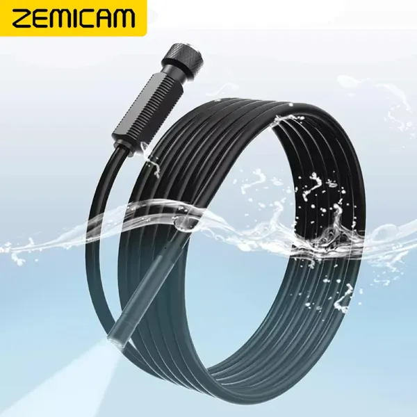 Telecamere endoscope industriale fotocamera 8mm 5,5 mm da 3,9 mm per lenti singoli cavo rigido per cavo serpente solo cavo della fotocamera senza monitor P30