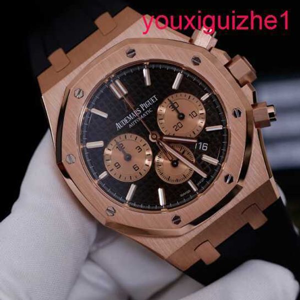 AP weibliche Handgelenkwache Epic Royal Oak Serie 26331or Herren 18k Roségold Automatische mechanische Schweizer Uhr Luxus mit Durchmesser 41mmmm