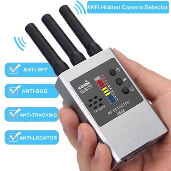 Detektor Professional Antispy GPS Wireless RF Signal Automatische WiFi -Detektor -Finder Tracker Frequenz -Scan -Kehrer Schutzsicherheit