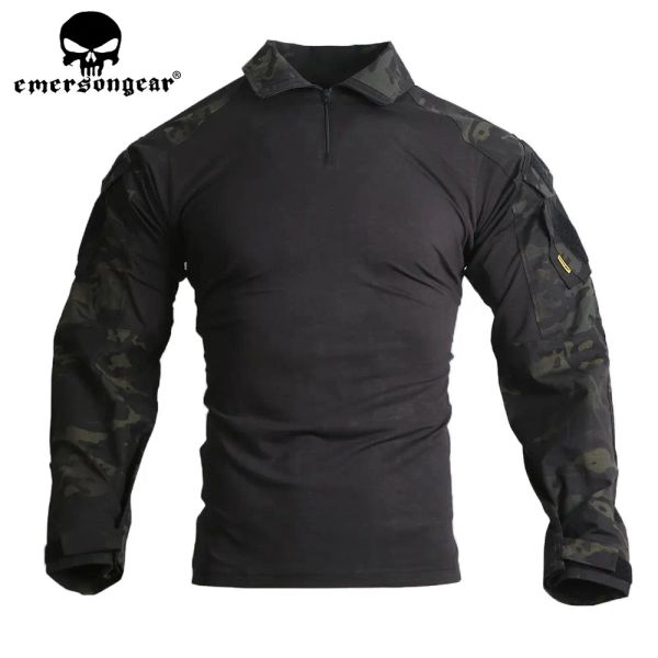 T-shirt emersongear g3 combattimento tattico magliette a caccia di soft soft top muliticam a maniche lunghe dell'esercito militare camper camicie mcbk