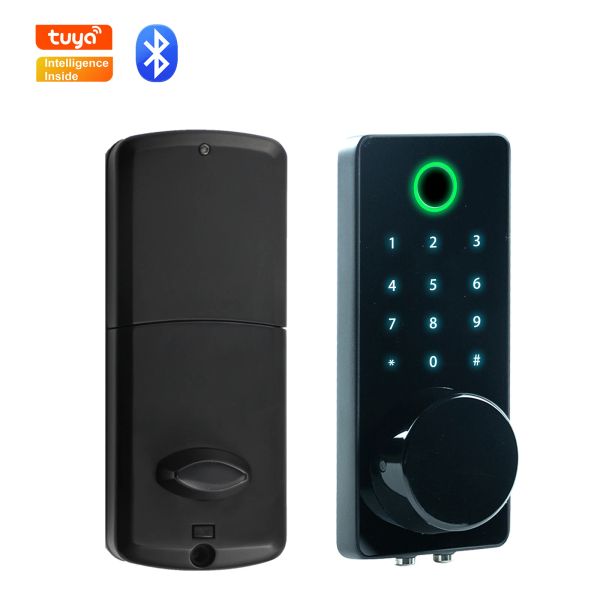 Control Tuya App Electronic Smart Door Lock Smart Box Digital Digital Impronta Keyless KeyPad Locks con tastiera Digital Card Auto Lock