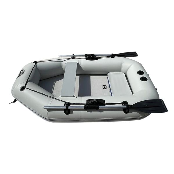 Accessoires Solar Marine 2 Personen PVC aufblasbare Bootsfischerei Kajak Kanu Luftdeckboden Beiboot mit freiem Zubehör im Freien im Freien Wasser Sportarten
