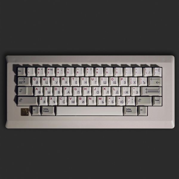 Zubehör KEEPBOX M0110 RETRO Apple Tastatur Kit HHKB -Layout QMK über Support Bluetooth Customized Mechanical Keyboard Kit