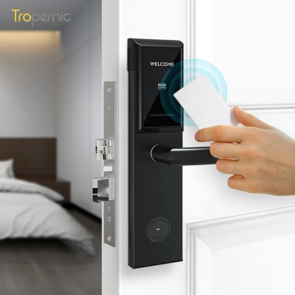 Controle Digital Glass Digital Smart Guangdong Hyh Hardware RFID Cartão -chave Portátil Electronic Hotel Frek Lock System