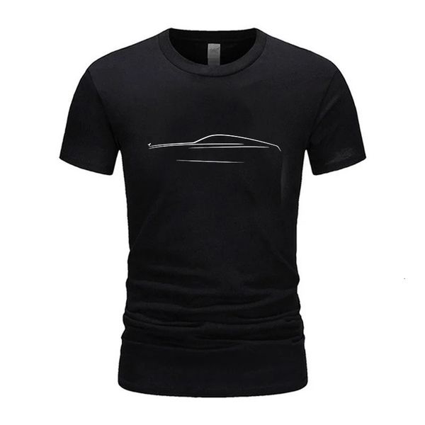 2024 Herren Casual Top kurzärmeliges T -Shirt mit Autodrupp Mode Design Street Wear Basic Graphic Plain 240419