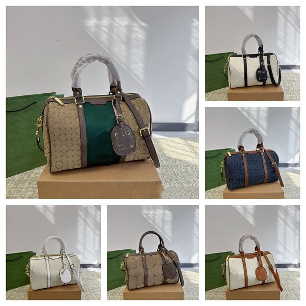 Designer Ophidia boston cuscino da donna da donna spalla spalla spalla di lusso in spiaggia borse da viaggio per viaggi cross body bot bot borsed maschi borse borse di leva in denim