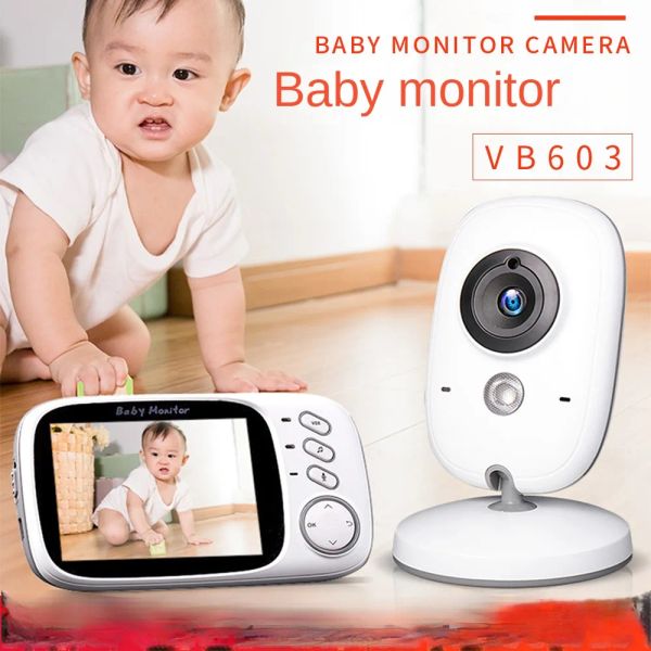 Мониторы VB603 Electronic Baby Monitor 3.2 '' Экран IPS с цифровой камерой и аудио без Wi -Fi Инфракрасное зрение 1000 -футовое беспроводное соединение
