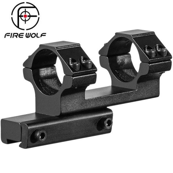 Scopes Fire Wolf verlängert DIY 25,4 mm Ring 11mm Schwalbenschwanzschule Z -Typ SCOPE -Halterungsmontage für Gewehrspiele Jagd kostenloser Versand