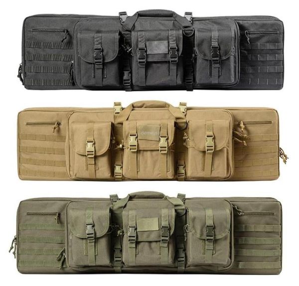 Sacos Sacos de tiro do exército Bolsas de armas de armas de Oxford Durável Acessórios de caça a rifle tático de paintball Molle Bag5873613