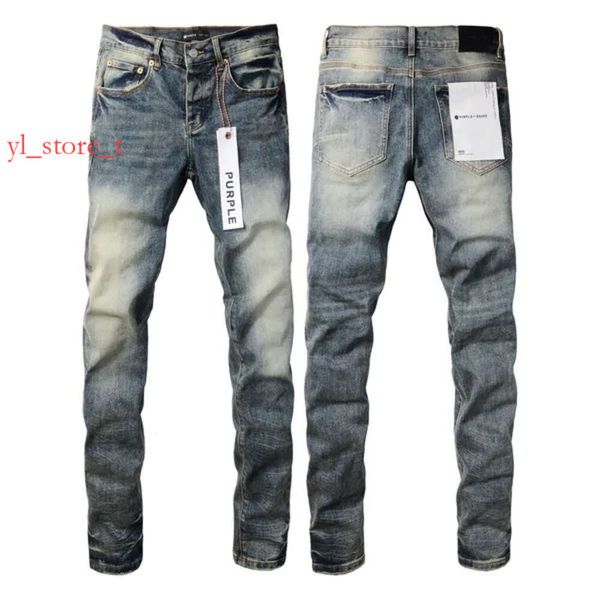 Purple Jeans Herren Denimhose Designer Jean Men hochwertige lila Marke Jeans Ripped Biker Streetwear Casual Designer Jogger Pant Stack Jeans 3109