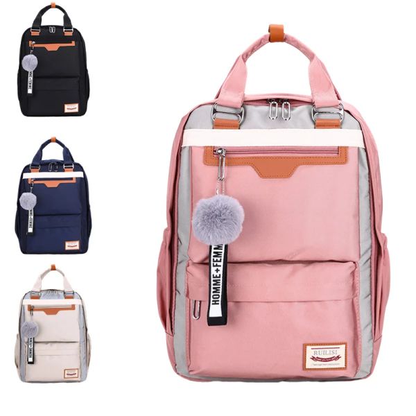 Taschen 2023 Neues Leichtgewicht großer Kapazität Junior High School Rucksack Erwachsener Laptop Reisetasche wasserdichte personalisierte Schulbeutel