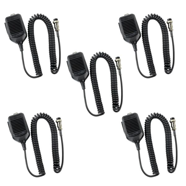 Microfones 5x HM36 Microfone de microfone de alto -falante para o ICOM Radio IC718 IC78 IC765 IC761 IC7200 IC7600