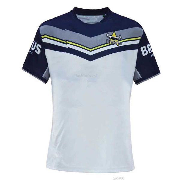 2024 North Queensland Kovboylar Rugby Jersey Mavi Beyzbol Kapı Şapkalar Boyut S-5XL (Özel İsim ve Numara) FW24