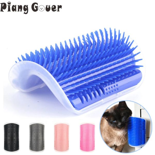 Toys Corner Pet Brush Comb играет на игрушку для кошки пластиковые царапины щики для арки массажер самостоятельно, груминг кошачья царапина