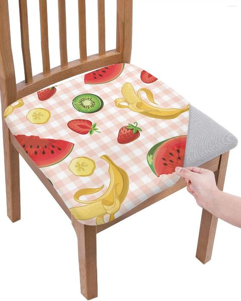 Copertura della sedia Copertura di fruitmelon Strawberry Cushion Attrema copertura da pranzo Slittoni per il soggiorno per banchetti El Home El