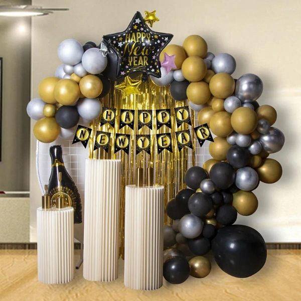 Anno di decorazione della festa Balloon Arch Latex Chain Banding Combinazione con decorativo