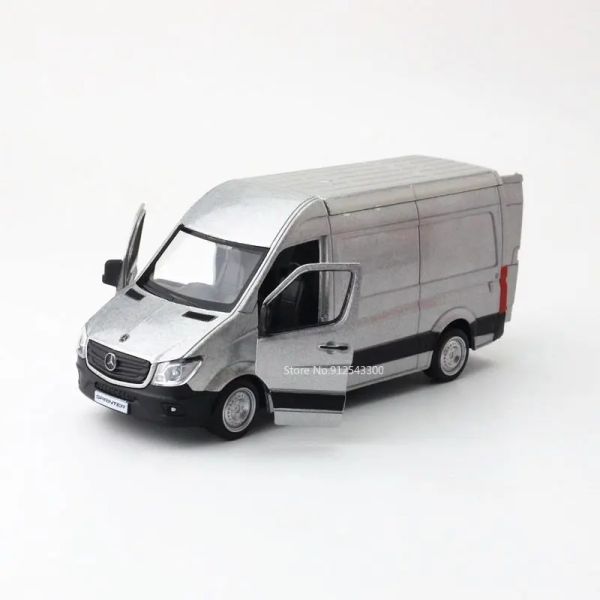 Автомобили RMZ City 1/36 Mercedes Benz Sprinter Toy Miniature MPV Car Model сплавные сплавы Diecasts Автомобили оттягивают двери открытые для мальчика подарок для мальчика